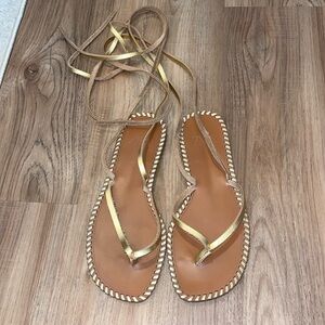 Zara leather sandals